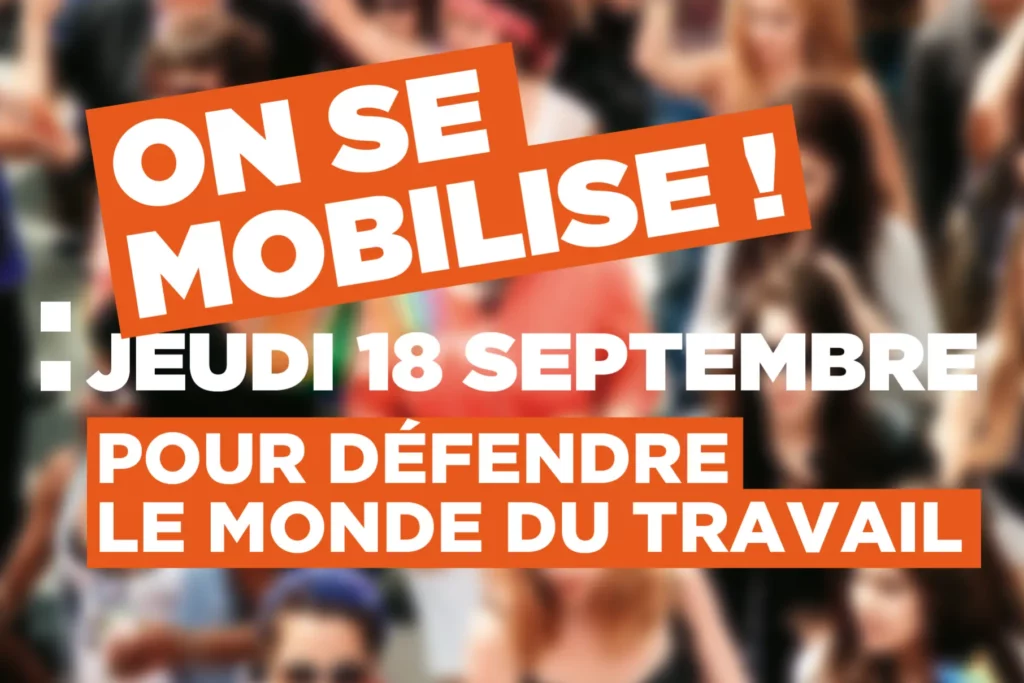 Manifestation du 18 septembre : tous concernés