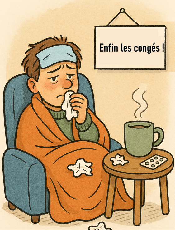 Malade pendant les vacances ? Vos congés peuvent être reportés